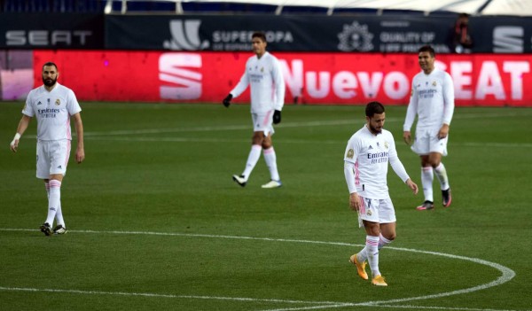 El Real Madrid fue eliminado por el Athletic Club de Bilbao en la Supercopa de España. Foto AFP